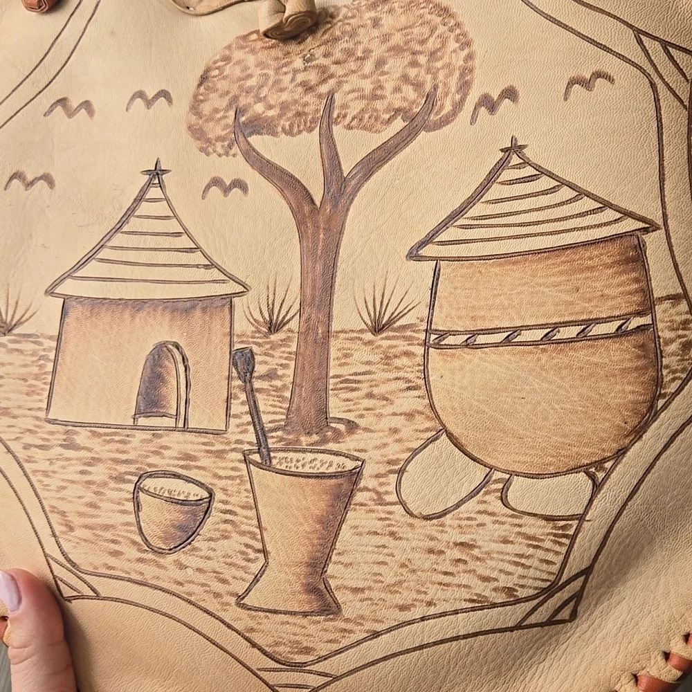 Burkina Faso Handmade Leather African Style Shoulder Bag
